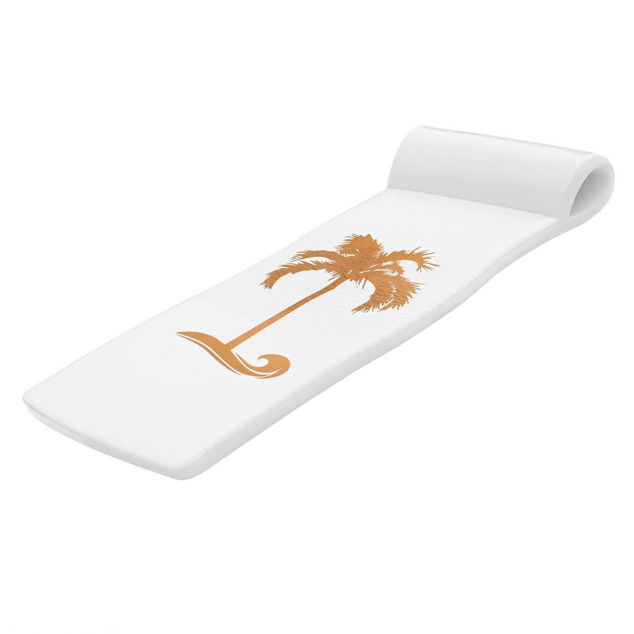 TRC Recreation Sunsation Raft Pool Floats in Bronze Palm White & Green Leaf White