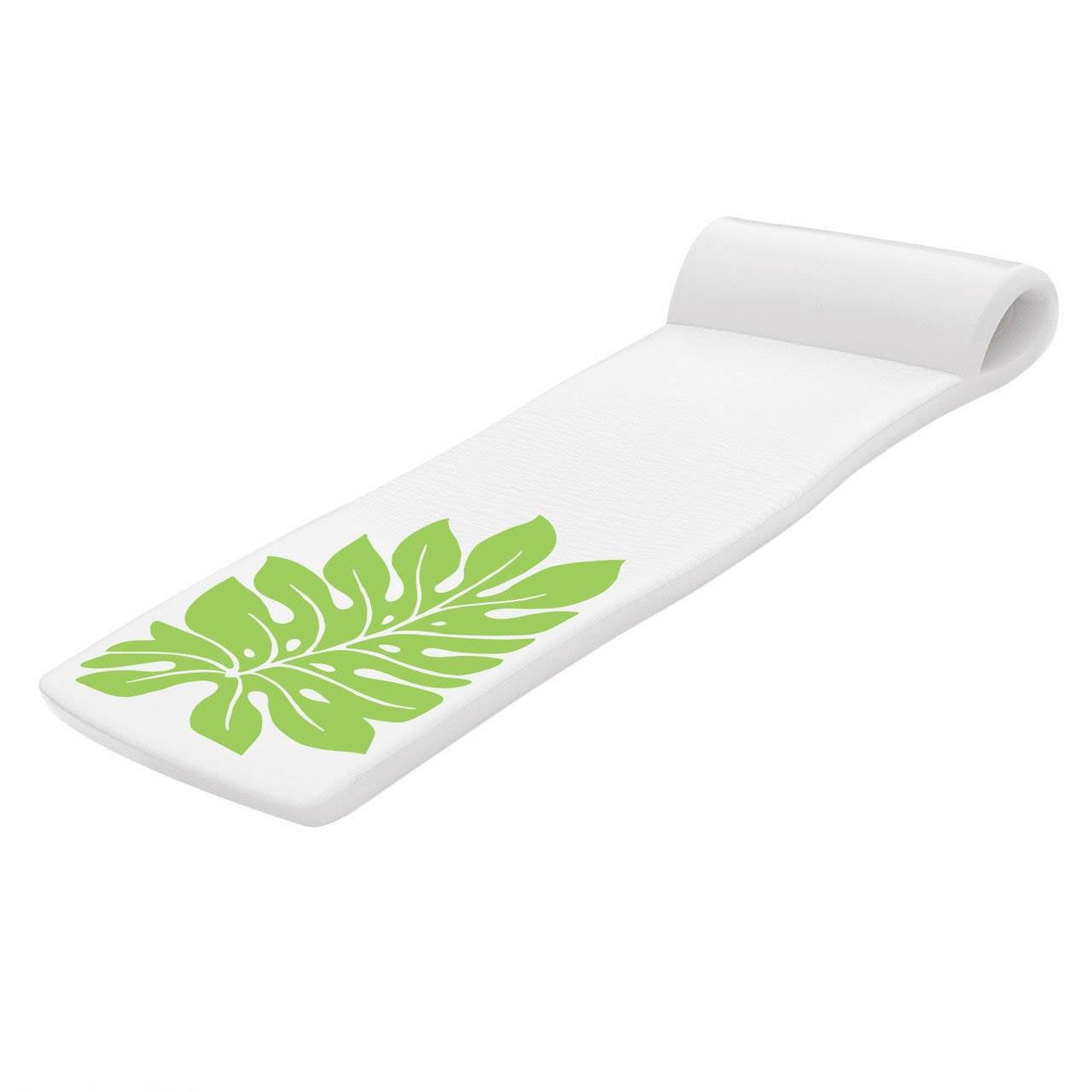 TRC Recreation Sunsation Raft Pool Floats in Bronze Palm White & Green Leaf White