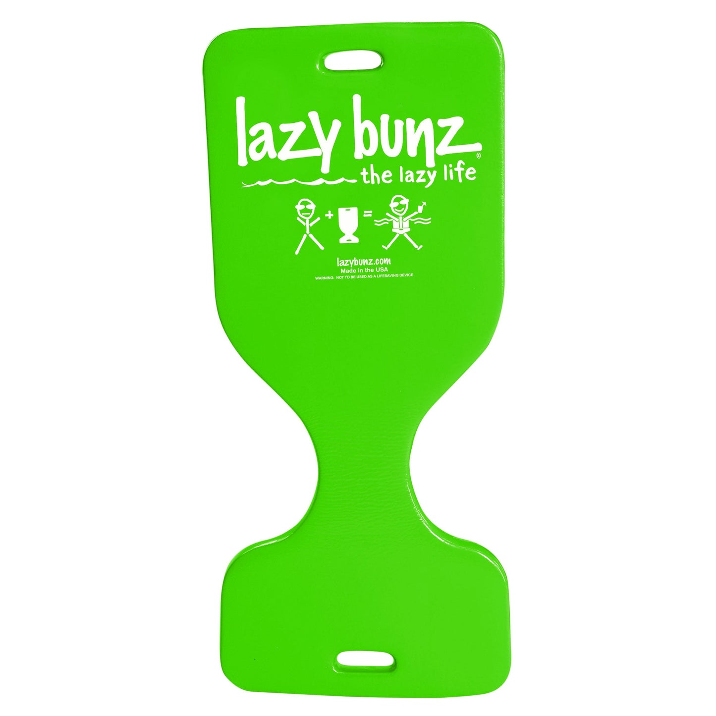 TRC Recreation Lazy Bunz Foam Water Saddle Swimming Pool Float in Fierce Green