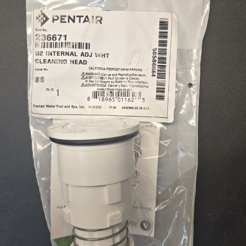White 236671 Pentair In-Floor Pool Cleaning Replacement