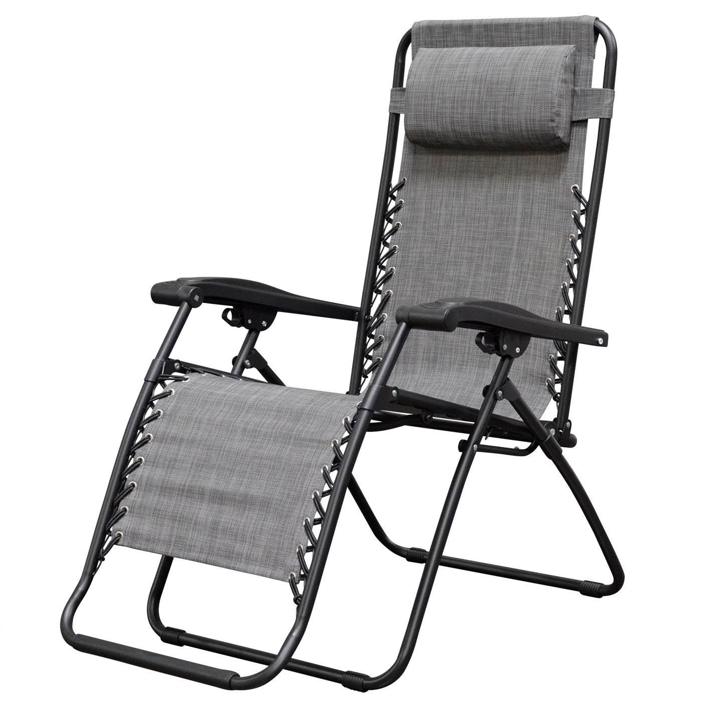 Caravan Infinity Zero Gravity Chair in Gray, 2 pack