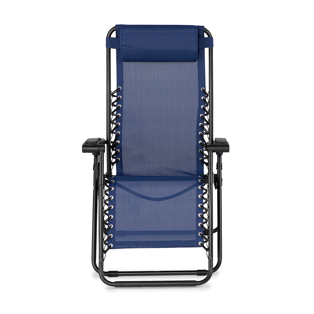 Caravan Sports Zero Gravity Chair in Blue, 2 pack
