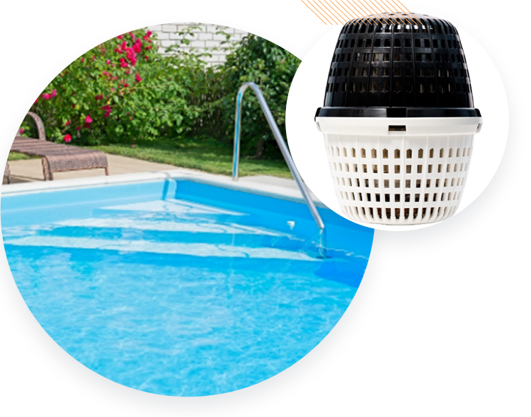 PoolRx+ Black/White w/ Silver 20k-30k Gallons Pre Installation Post Installation