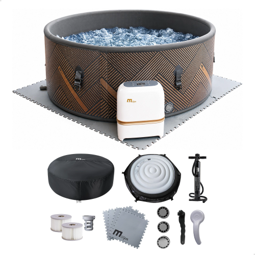 MSpa Mono-Eco F-MO063W 6 Person Hot Tub, 138 Air Jets, App Control