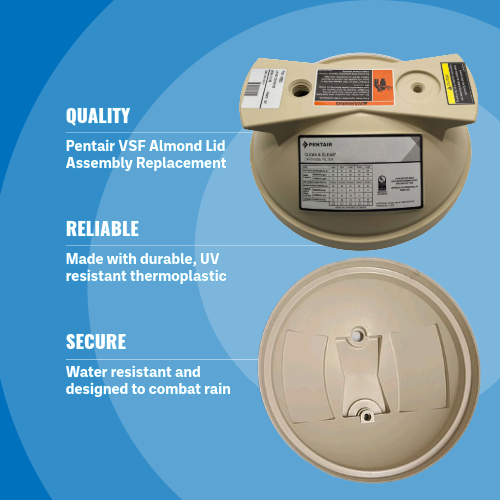 Pentair 178553 Almond Lid Assembly Replacement