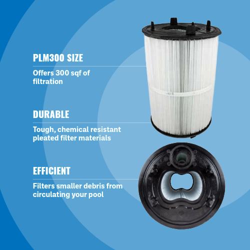 Pentair Sta-Rite PLM300 Replacement Filter Cartridge, 300 sq ft 27002-0300S Key Features