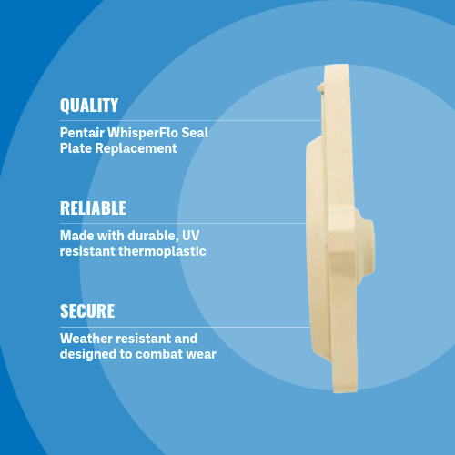 WhisperFlo Seal Plate | Almond Features