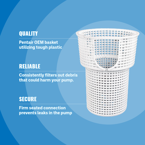 Pentair 355667 SuperFlo Pump Strainer Basket
