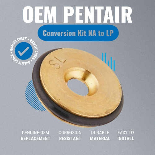 Pentair 460741 MasterTemp 250K Conversion Kit NA to LP Grey background