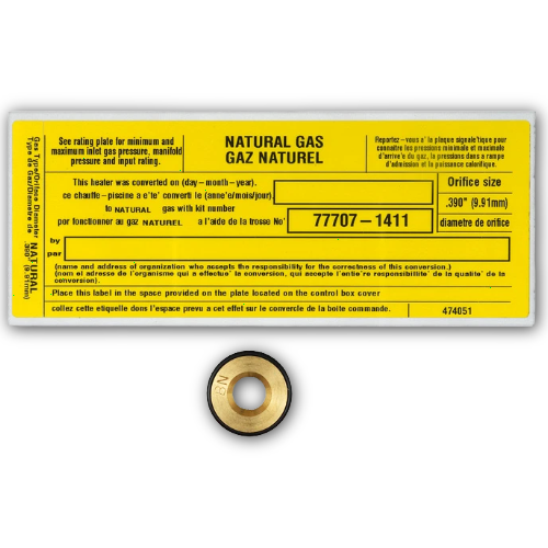 Pentair 77707-1411 Mastertemp 400-BTU LP-NG Conversion Kit | Max-E-Therm