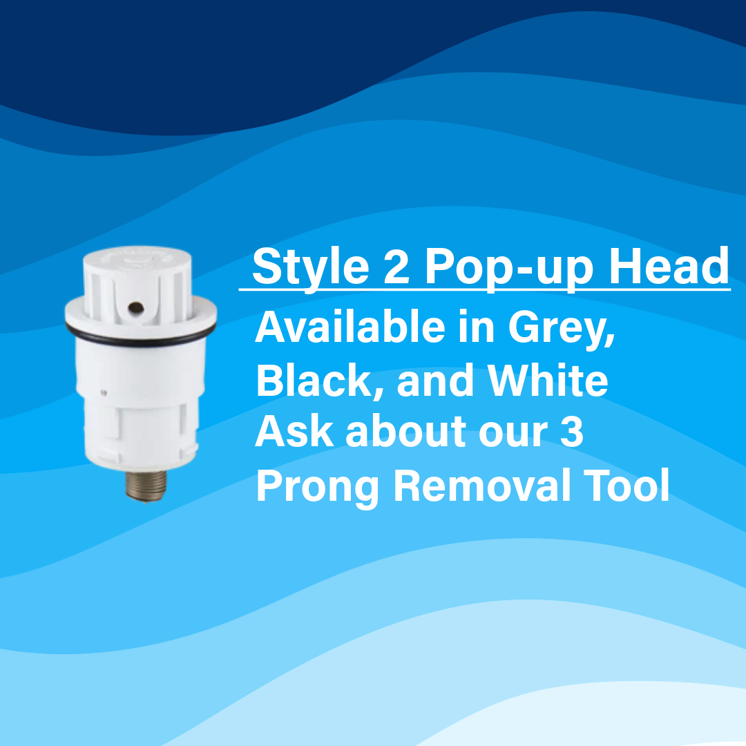 Pentair A&A Style 2 Low Flow Internal Head, Black 521818 236244