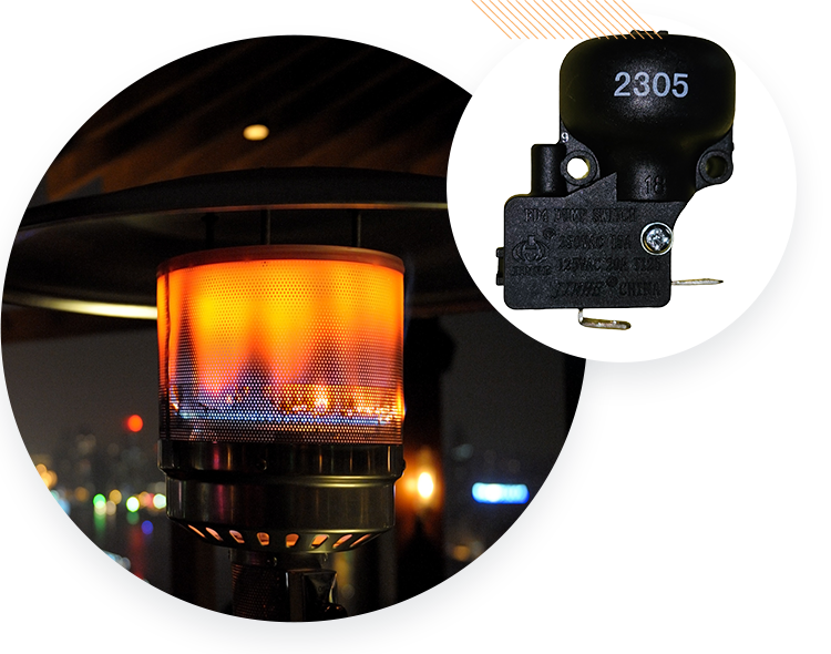 Anti-Tilt Switch Patio Heater