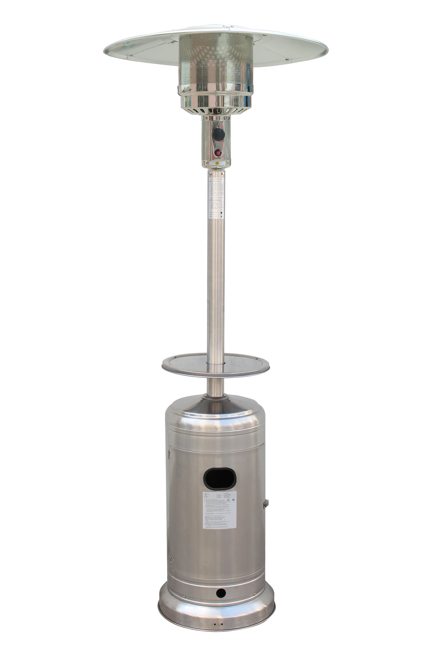 SIH01-SS | SI 87" TALL PATIO HEATER IN STAINLESS STEEL WITH PILOT