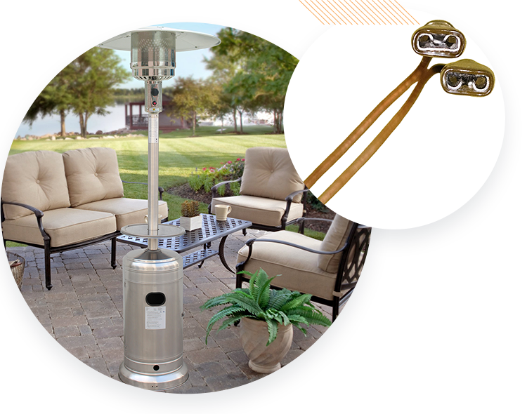 18" Thermocouple Replacement Patio Heater | Outdoor Propane Heating Parts