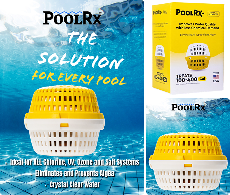 PoolRx+ Spa Yellow/White w/ Silver 100-400 Gallons