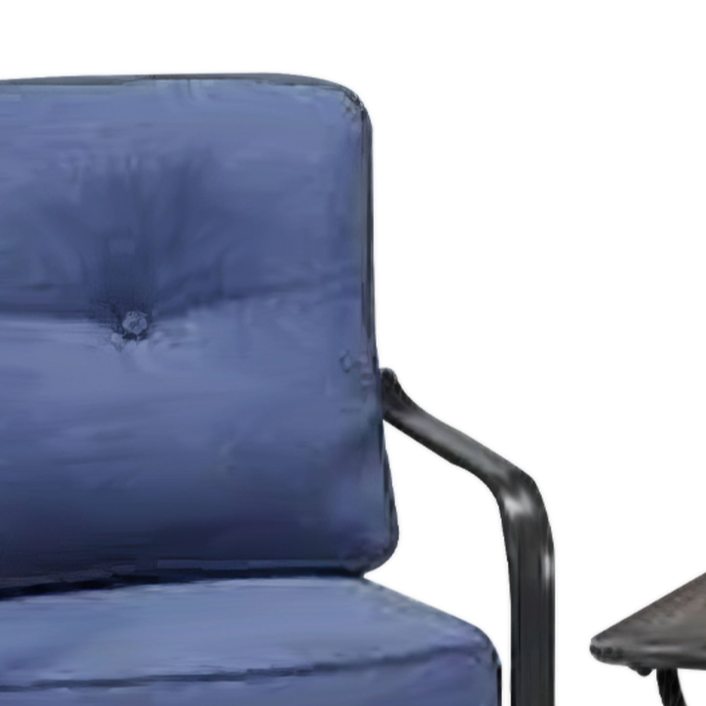 Four Seasons Courtyard Beaumont 3 Piece Deep Seating Patio Chat Set in Denim/Brown