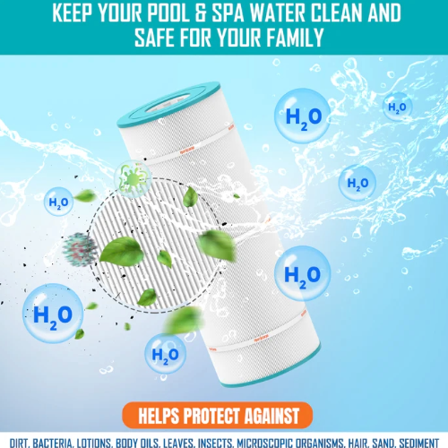 Hurricane Pool Cartridge Water Clean and Safe