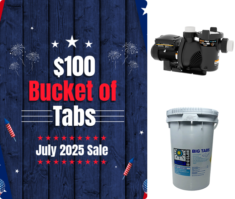 July Pool Supply Sale