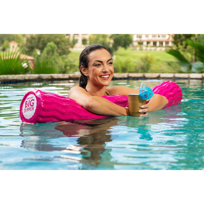 TRC Recreation Big Dipper Super Soft 2-Person Swimming Pool Float, Flamingo Pink