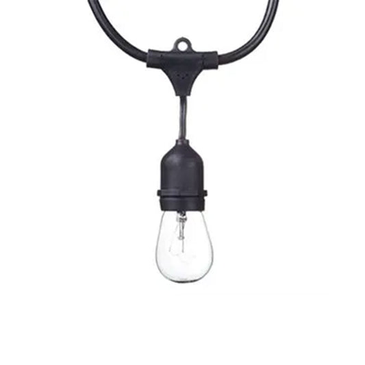 Globe 24 Feet 11 Watts Dublin Incandescent Vintage String 12 Bulb Light Set