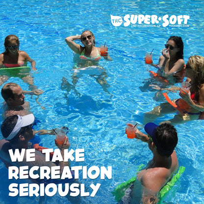 TRC Recreation Lazy Bunz Foam Saddle Swimming Pool Lounger, Navy Blue (2 Pack)