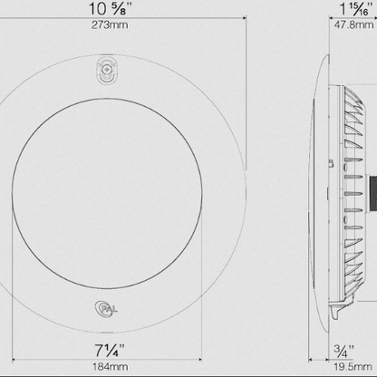LED Pool Light PAL Lighting 64‑EGL‑80