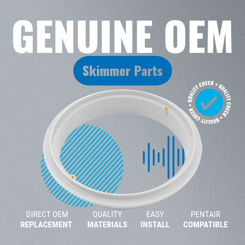  Pentair Admiral Skimmer Ring Seat Assembly, White 85000600grey back key features