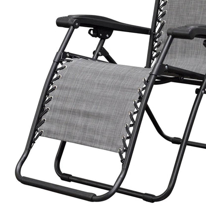 Caravan Infinity Zero Gravity Chair in Gray, 2 pack