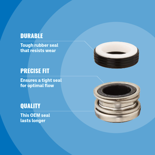 Pentair 071725S C/EQ Series Shaft Seal Key features 3 bullets image
