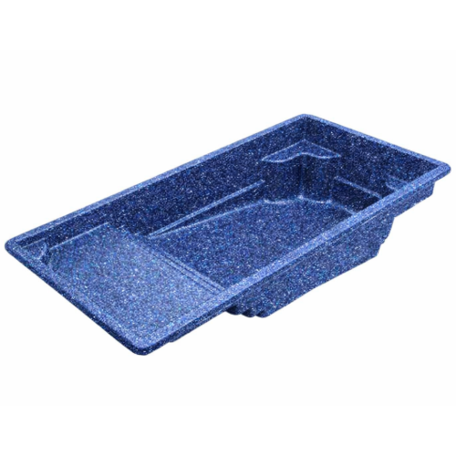 Latham Corinthian Fiberglass Swimming Pool Shell Ocean Blue