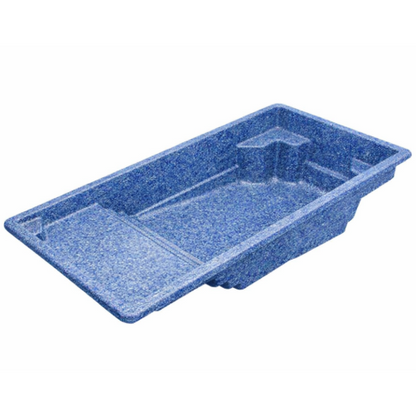 Latham Corinthian 12 Fiberglass Swimming Pool Shell Sapphire Blue