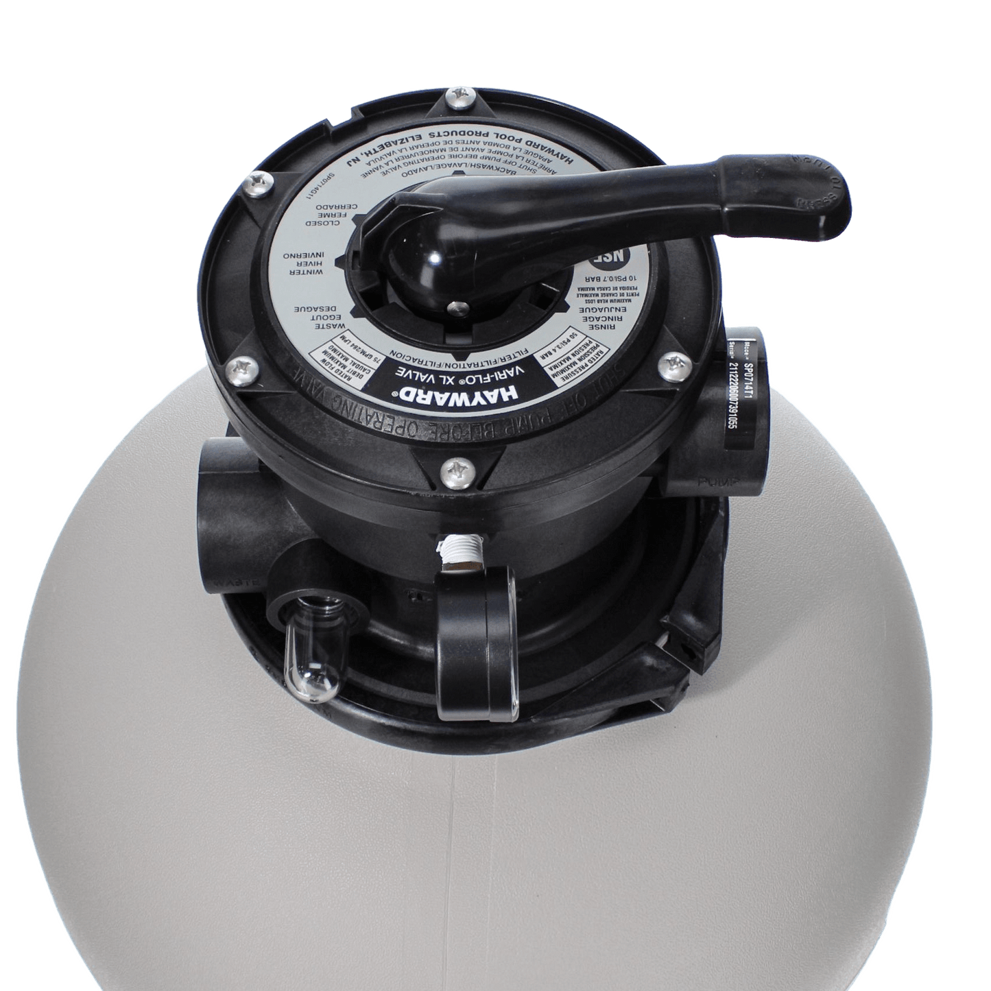 ProSeries 18" Sand Filter Hayward Top View