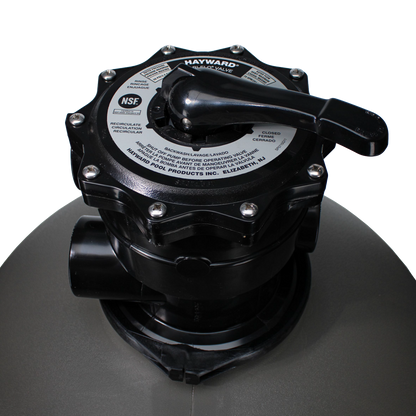 Hayward ProSeries 27" Sand Filter Top Mount | W3S270T2 Top View - Valve View