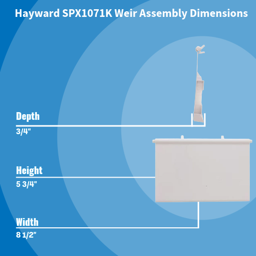 Hayward SPX1071K Dimensions
