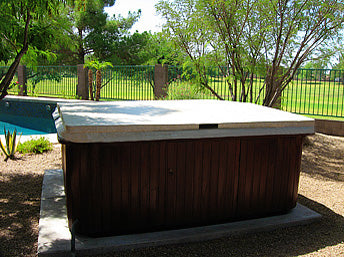 Customizable Spa and Hot Tub Cover - over your spa from the dust and debri.