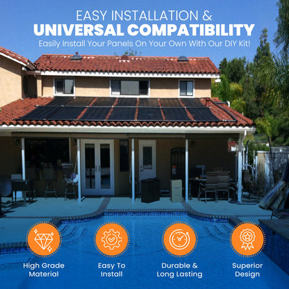 SwimEasy DIY Solar Pool Heater Kit easy installation