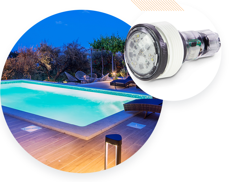 MicroBrite Color Pool Light | Pentair 620425 100' Cord 12V – Shasta ...