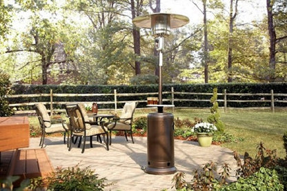 Propane Patio Heater  Tall Hammered Bronze w/ Pilot