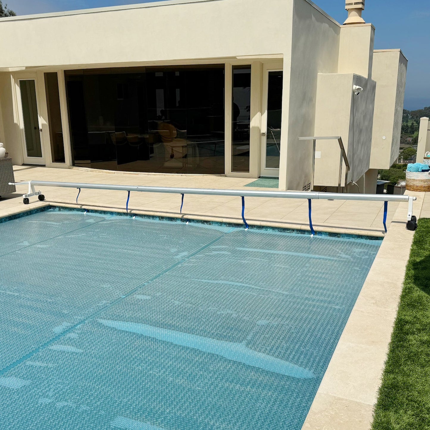 Rocky's Premium Reel System For Swimming Pool Solar Covers - Ultimate Precision & Durability