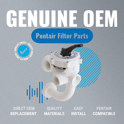 Pentair DE Multiport Valve 1.5" Side Mount 261177