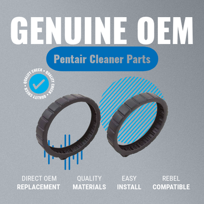 Pentair Rebel Tire Kit 360287 Technical specs on grey background