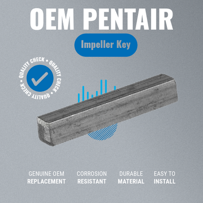 Pentair 071046 C-Series 3/16 Impeller Key Grey Background Key Features