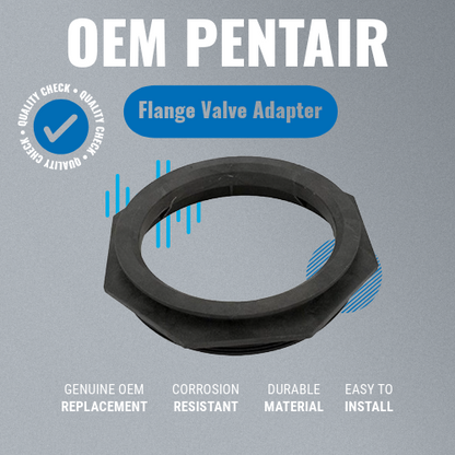 Pentair 154521 Flange Valve Adapter 6 TPI 8.5" Grey Background 