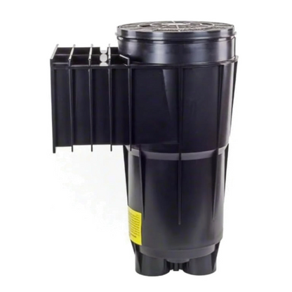 Pentair 506365 Black Gunite Bermuda 2" Slip Port Skimmer Body With Lid White background