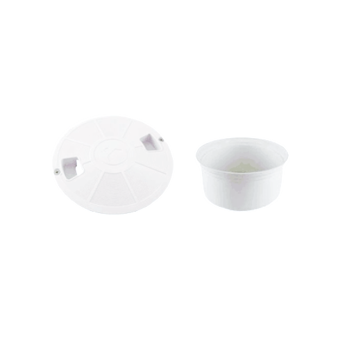 A&A Manufacturing 542517 Deck Lid & Ring 7.5" - White