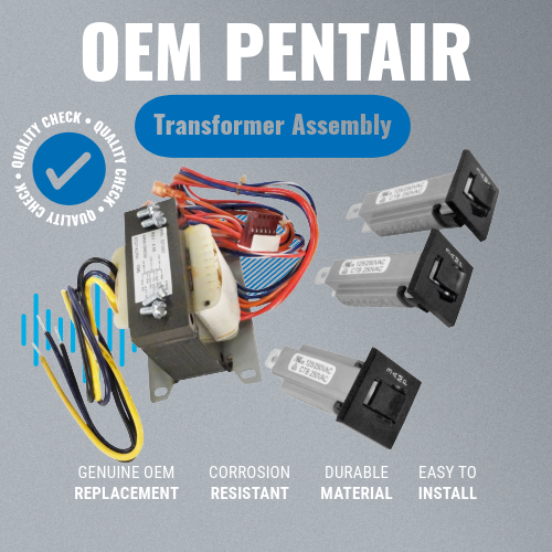 Pentair Intellitouch/Easytouch Transformer Assembly 521233 Grey Background