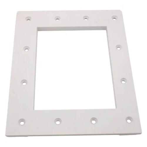 Pentair Sealing Liner Frame, 12-Hole White Admiral Skimmer 85004200 White Background