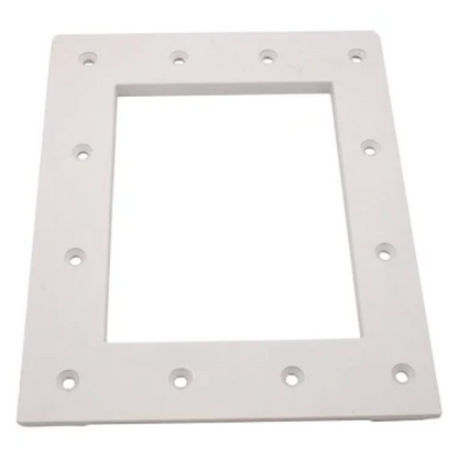 Pentair Sealing Liner Frame, 12-Hole White Admiral Skimmer 85004200 White Background