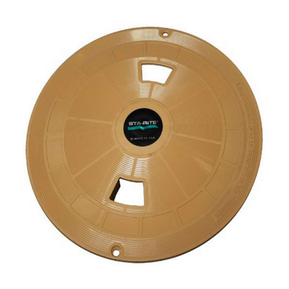 Pentair Sta-Rite U-3 Skimmer Lid with Decal, Tan 08650-0158