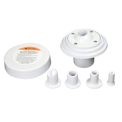 Pentair White Insider Wall Inlet Fittings for Concrete 08429-0000